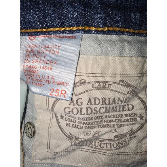 AG Adriano Goldschmied Premiere Slim Straight Jeans – Size 25R, Made in USA - Picture 10 of 10